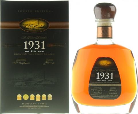 Saint Lucia Edition 1931 Batch No.4 43% 700ml