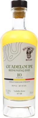 Nobilis Rum 2015 Reimonenq Rums of Anarchy Guadeloupe #48 10yo 55.8% 700ml