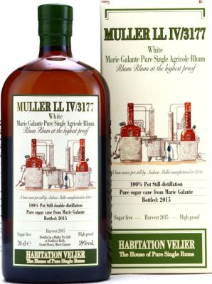 Habitation Velier 2015 Muller LL IV/3177 Marie Galante 59% 700ml