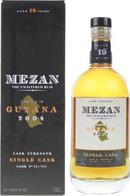 Mezan 2004 Guyana Single Cask 19yo 57.1% 700ml