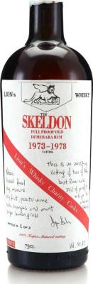 Lion's Whisky 1973 & 1978 Uitvlugt Guyana Charity Skeldon Full Proof Demerara Casks 59.8% 750ml