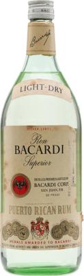 Bacardi Silver Label Superior Light Dry 40% 1000ml
