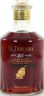 El Dorado 1988 25yo 43% 750ml