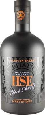 HSE Distillerie du Simon Martinique Black Sheriff One Shot American Barrel 4yo 40% 700ml