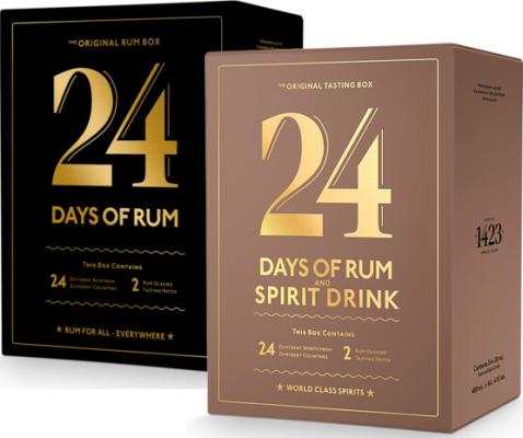 24 Days Of rum & Spirit Drink Advent Calendar Mocha & Black Edition Set 2025