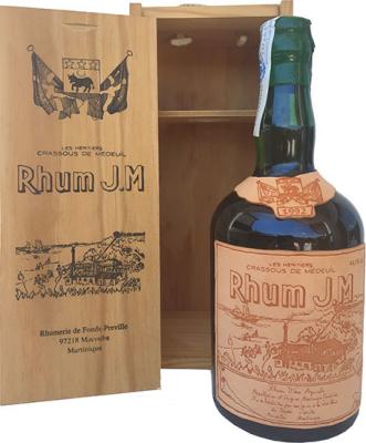 Rhum J.M 1992 Wooden box 44.4% 700ml