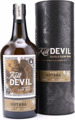 Kill Devil 1998 Single Cask Guyana Uitvlugt 18yo 46% 700ml