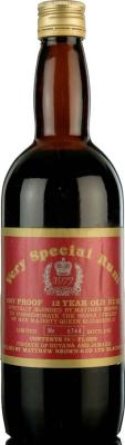 Matthew Brown & Co 1977 Very Special Rum Queen's Silver Jubilee 12yo 57.1% 750ml