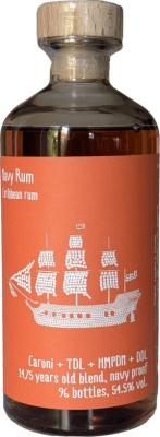 Spirit Of The Day Navy Rum Caroni TDL Hampden DDL 54.5% 500ml
