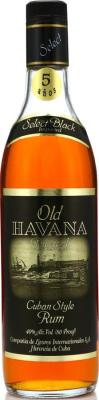 Ramon del Collado Old Havana Brand Old Select Black Cuban Style Rum 5yo 40% 700ml