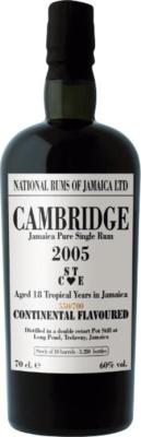 Velier National Rums of Jamaica 2005 Long Pond Cambridge Jamaica 18yo 60% 700ml