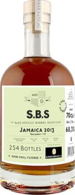 S.B.S 2013 Jamaica Trelawny <>H Warehouse #1 Exclusive 68.3% 700ml