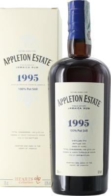 Appleton Estate 1995 Jamaica Hearts Collection 25yo 63% 700ml