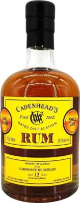 Cadenhead's 2012 Clarendon Estate 12yo 55% 700ml