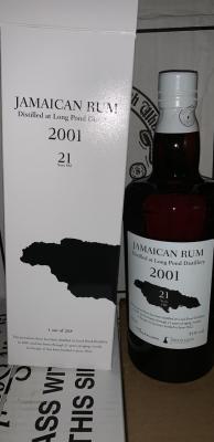 The Auld Alliance 2001 Long Pond Jamaica Bottled by Precious Liquors & The Auld Alliance 21yo 51% 700ml