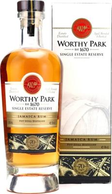 Worthy Park Single Estate Reserve Jamaica Rum Velier 70th Anniversary 10yo 57% 700ml