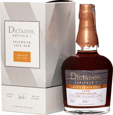 Dictador 2000 Capitulo Uno American Oak 41% 700ml