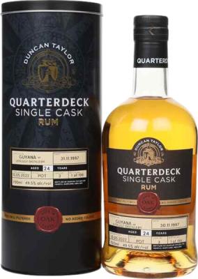 Duncan Taylor 1997 Uitvlugt Guyana Quarterdeck Single Cask No.3 24yo 49.5% 700ml