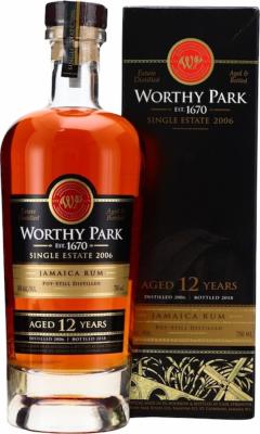 Worthy Park 2006 Jamaica Rum Single Estate 12yo 56% 750ml