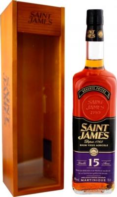 Saint James Private Reserve Wooden box 15yo 43% 700ml