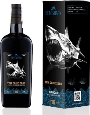 Rum Shark 2008 Ten Cane 16yo 62% 700ml