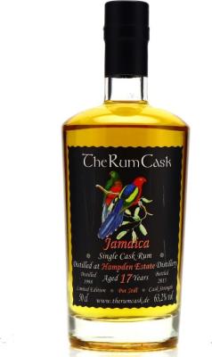 The Rum Cask 1998 Hampden Pot Still Single Cask Rum 17yo 63.2% 500ml