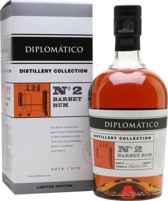Diplomatico 2013 Distillery Collection No.2 Barbet Rum 4yo 47% 750ml