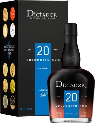 Dictador 20yo 40% 700ml