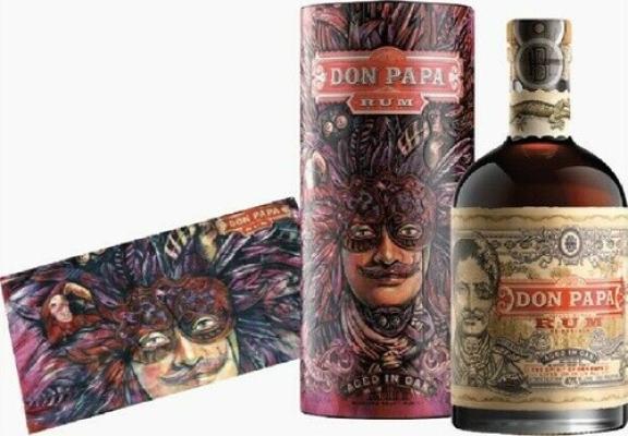 Don Papa Small Batch Fiesta Giftbox With Bandana 7yo 40% 700ml