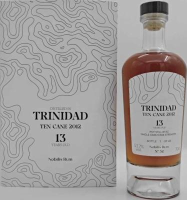Nobilis 2012 Ten Cane Trinidad No.52 13yo 53.7% 700ml