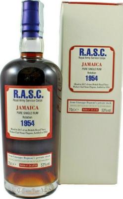 Velier R.A.S.C. Royal Army Service Corps 1954 Jamaica Rotation 1st Release 70th Velier Anniversary 53% 700ml