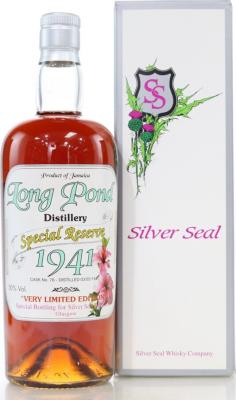 Silver Seal 1941 Long Pond Jamaica Special Reserve Cask No.76 58yo 50% 700ml