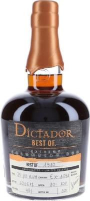 Dictador Best of 1980 Extremo 37yo 45% 700ml