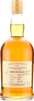 Foursquare 1998 Exceptional Cask Selection Mark I 10yo 40% 700ml