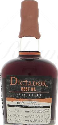 Dictador Best of 1977 Destileria Colombiana Apasionado 30yo 44% 700ml