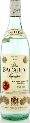 Bacardi Carta Blanca Superior 37.5% 750ml