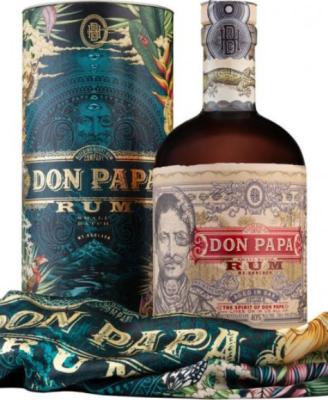 Don Papa Small Batch Cosmic Tube Giftbox With Bandana 7yo 40% 700ml