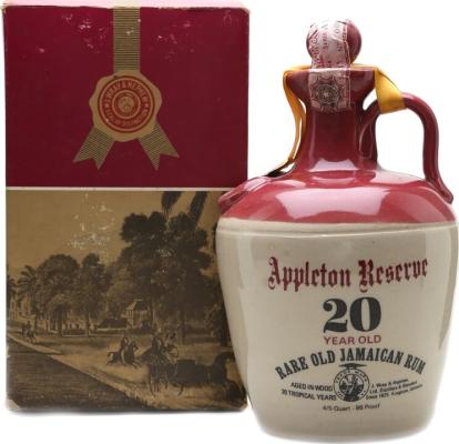 Appleton Estate Rare Old Jamaican Ceramic Decanter 20yo 43% 750ml