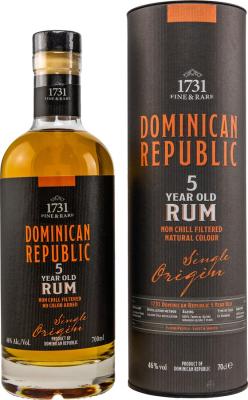 1731 Fine & Rare Dominican Republic 5yo 46% 700ml