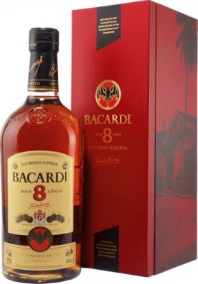 Bacardi Gran Reserva 8yo 40% 1000ml