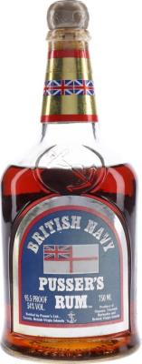 Pussers British Navy Rum 54% 750ml