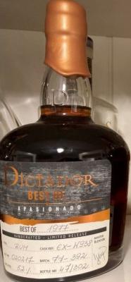 Dictador Best of 1977 Apasionado 52% 700ml