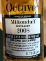 Miltonduff 2008 DT The Octave Sherry Octave Cask Finish 8312537 CRT Spirits Private Selection 51.7% 700ml