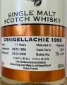 Craigellachie 1998 SV Vintage Collection 11yo 43% 700ml