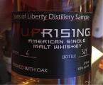 Sons of Liberty Uprising American Single Malt New Charred American Oak Barrels 40% 375ml