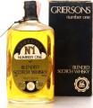 Griersons No.1 100% Blended Scotch Whisky 43% 750ml