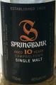 Springbank 10yo 46% 750ml