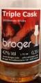 Broger Triple Cask Bourbon Sherry & Madeira Casks 42% 350ml