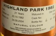 Highland Park 1982 SV Oak Cask #1344 43% 700ml