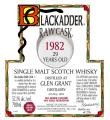 Glen Grant 1982 BA Raw Cask Sherry Cask 4117 52.1% 700ml